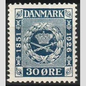FRIM�RKER DANMARK | 1926 - AFA 156 - Frim�rkets 75 �rs jubil�um 30 �re bl� - Ubrugt
