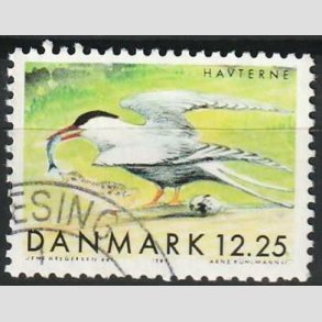 FRIMRKER DANMARK | 1999 - AFA 1225 - Danske trkfugle - 12,25 Kr. havterne - Pnt Stemplet