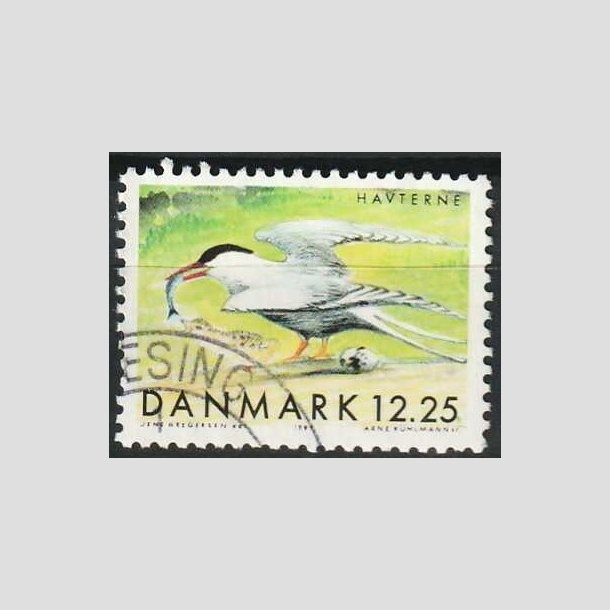 FRIMRKER DANMARK | 1999 - AFA 1225 - Danske trkfugle - 12,25 Kr. havterne - Pnt Stemplet