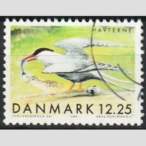 FRIMRKER DANMARK | 1999 - AFA 1225 - Danske trkfugle - 12,25 Kr. havterne - Pnt Stemplet