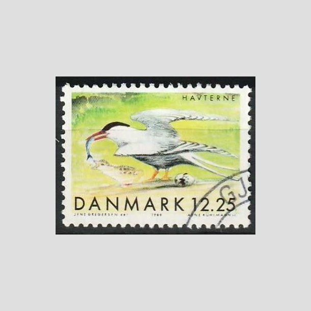 FRIMRKER DANMARK | 1999 - AFA 1225 - Danske trkfugle - 12,25 Kr. havterne - Pnt Stemplet