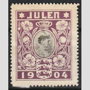 JULEMRKER DANMARK | 1904 - Dronning Louise - Ubrugt