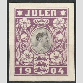 JULEMRKER DANMARK | 1904 - Dronning Louise UTAKKET - Ubrugt