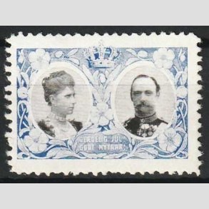 JULEM�RKER DANMARK | 1907 - Kong Frederik VIII og dronning Louise - Postfrisk
