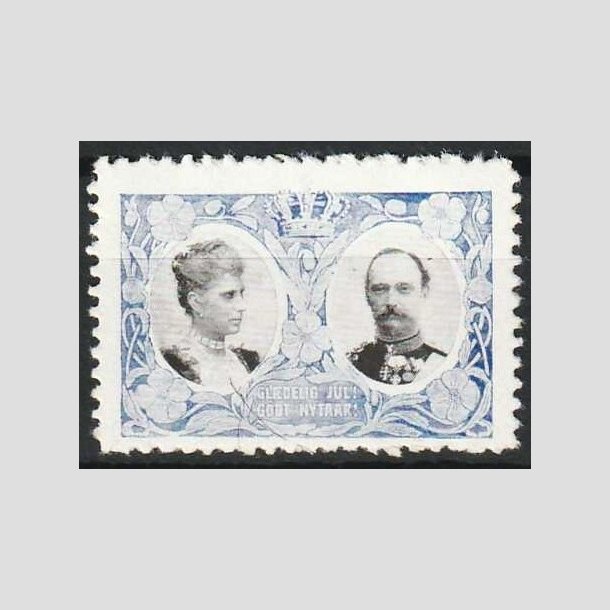 JULEMRKER DANMARK | 1907 - Kong Frederik VIII og dronning Louise - Postfrisk