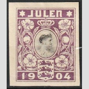 JULEMRKER DANMARK | 1904 - Dronning Louise UTAKKET - Ubrugt