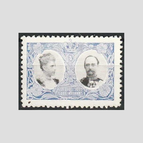 JULEMRKER DANMARK | 1907 - Kong Frederik VIII og dronning Louise - Ubrugt