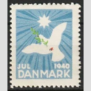 JULEM�RKER DANMARK | 1940 - Fredsdue - Postfrisk