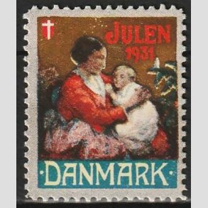 JULEM�RKER DANMARK | 1931 - Mor og Barn - Postfrisk