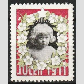 JULEM�RKER DANMARK | 1911 - Barnehoved - Postfrisk