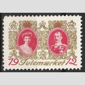 JULEM�RKER DANMARK | 1912 - Chr. X & Alexsandrine - Ubrugt