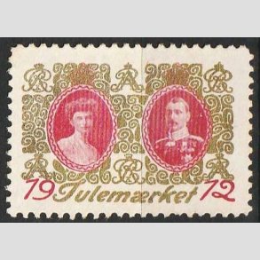 JULEM�RKER DANMARK | 1912 - Chr. X & Alexsandrine - Ubrugt