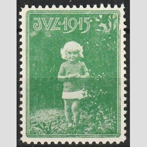 JULEM�RKER DANMARK | 1915 - Lille pige - Postfrisk