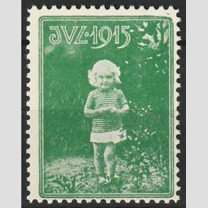 JULEM�RKER DANMARK | 1915 - Lille pige - Postfrisk