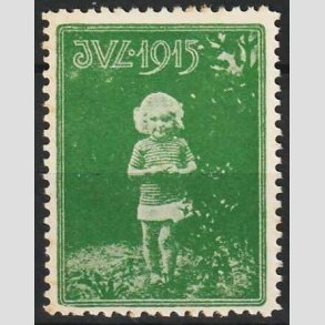 JULEM�RKER DANMARK | 1915 - Lille pige - Postfrisk