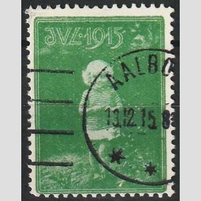 JULEM�RKER DANMARK | 1915 - Lille pige - Stemplet