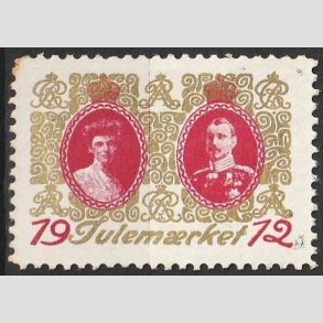 JULEM�RKER DANMARK | 1912 - Chr. X & Alexsandrine - Ubrugt