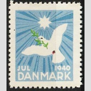 JULEM�RKER DANMARK | 1940 - Fredsdue - Postfrisk