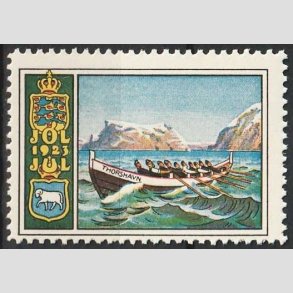 JULEM�RKER DANMARK | 1923 - F�ringb�d - Postfrisk