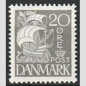 FRIM�RKER DANMARK | 1927 - AFA 170 - Karavel 20 �re gr� - Postfrisk