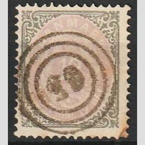 FRIM�RKER DANMARK | 1875 - AFA 26 - 12 �re gr�/violet - Stemplet