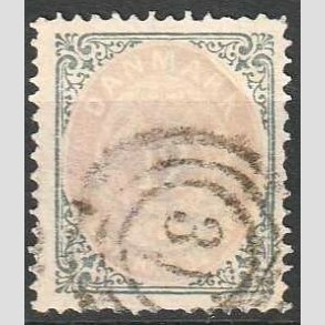 FRIM�RKER DANMARK | 1875 - AFA 26y - 12 �re gr�/violet - Stemplet