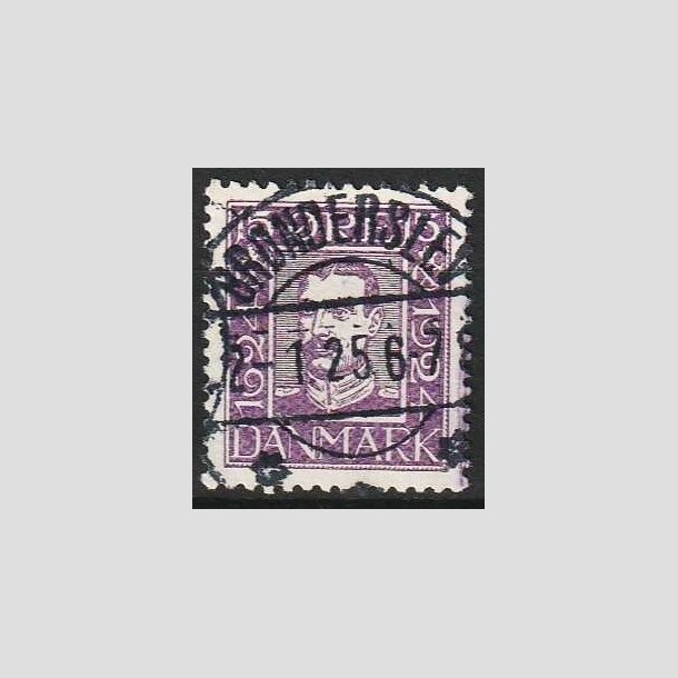 FRIMRKER DANMARK | 1924 - AFA 139 - Postjubilum 15 re violet - Lux Stemplet Brnderslev