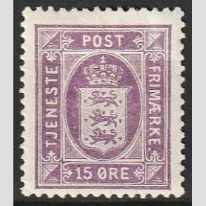 FRIMRKER DANMARK | 1914-20 - AFA 16 - 15 re lilla - Ubrugt