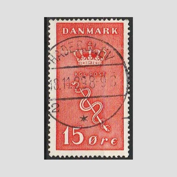 FRIMRKER DANMARK | 1929 - AFA 179 - 15+5 re rd Krftfrimrke - Stemplet Haderslev