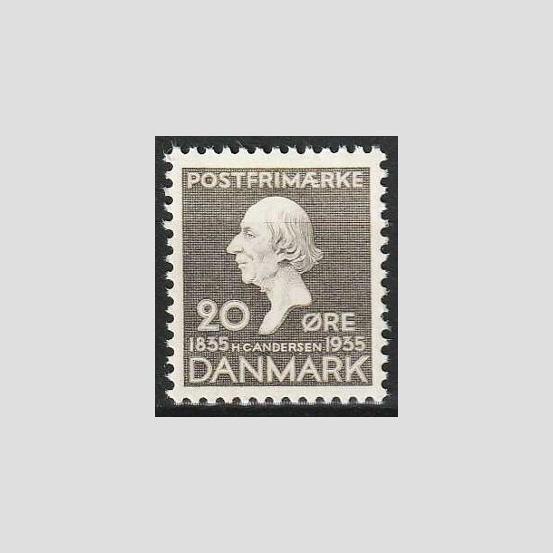 FRIMRKER DANMARK | 1935 - AFA 227 - H. C. Andersen 20 re gr - Postfrisk