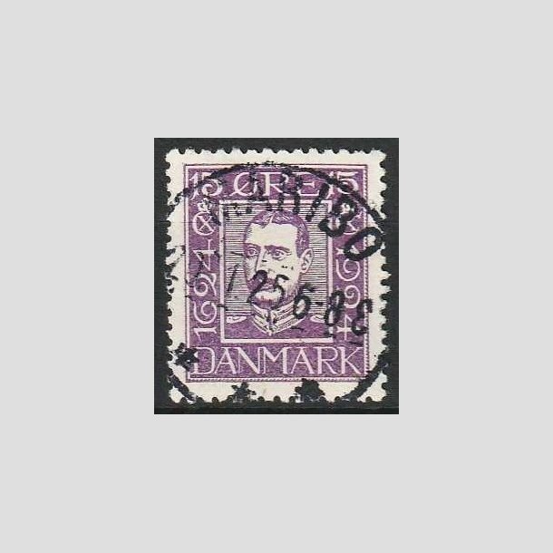 FRIMRKER DANMARK | 1924 - AFA 139 - Postjubilum 15 re violet - Lux Stemplet 