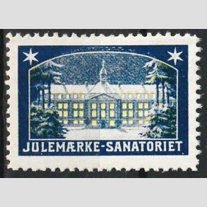 JULEM�RKER DANMARK | 1908 - Julem�rkesanitoriet i Kolding - Ubrugt