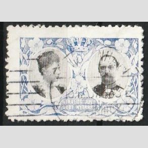 JULEM�RKER DANMARK | 1907 - Kong Frederik VIII og dronning Louise - Stemplet 
