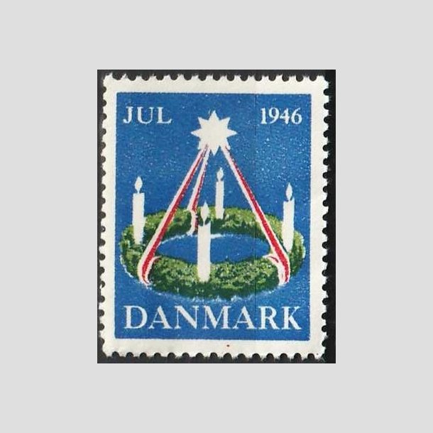 JULEMRKER DANMARK | 1946 - Adventskrans - Postfrisk