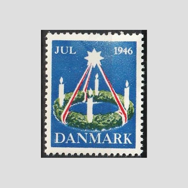 JULEMRKER DANMARK | 1946 - Adventskrans - Postfrisk