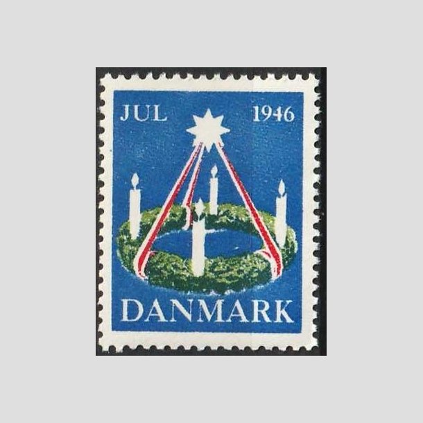 JULEMRKER DANMARK | 1946 - Adventskrans - Postfrisk