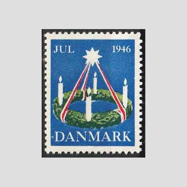 JULEMRKER DANMARK | 1946 - Adventskrans - Postfrisk