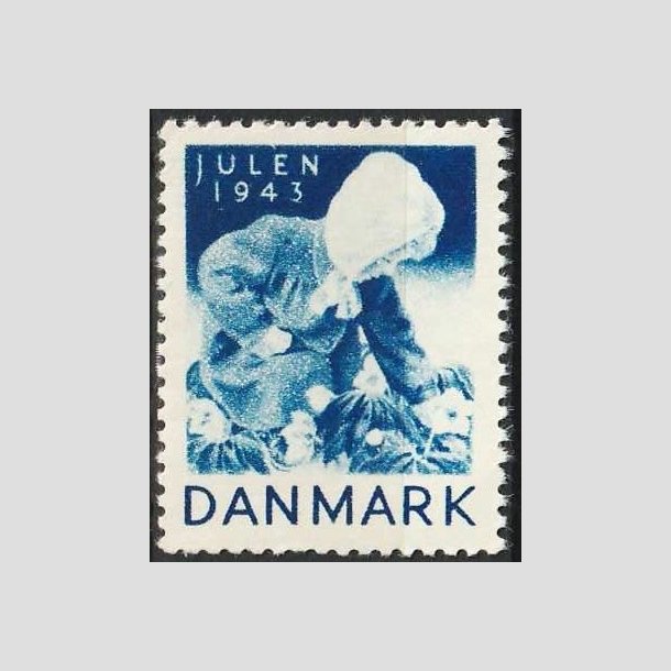 JULEMRKER DANMARK | 1943 - Lille pige - Postfrisk