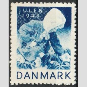 JULEM�RKER DANMARK | 1943 - Lille pige - Postfrisk