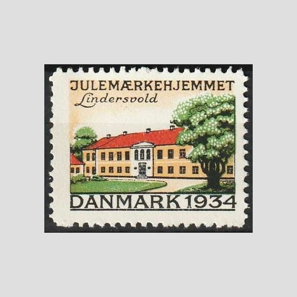 JULEMRKER DANMARK | 1934 - Julemrkehjemmet Lindersvold - Postfrisk