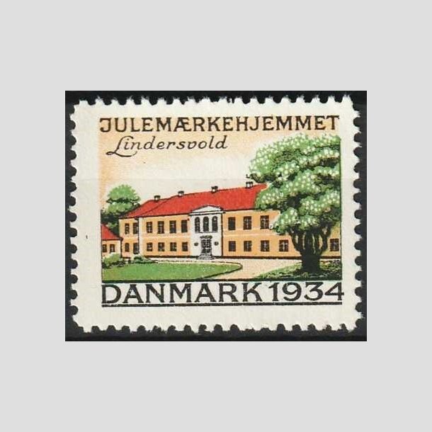 JULEMRKER DANMARK | 1934 - Julemrkehjemmet Lindersvold - Postfrisk