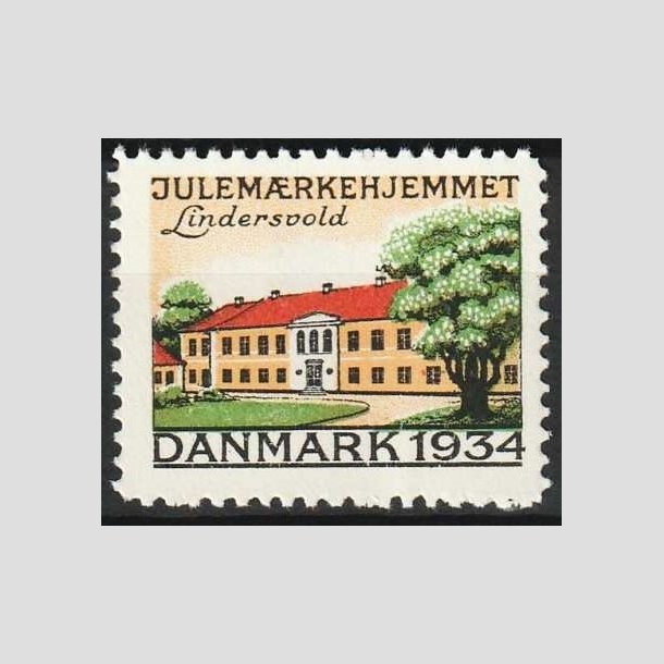 JULEMRKER DANMARK | 1934 - Julemrkehjemmet Lindersvold - Postfrisk