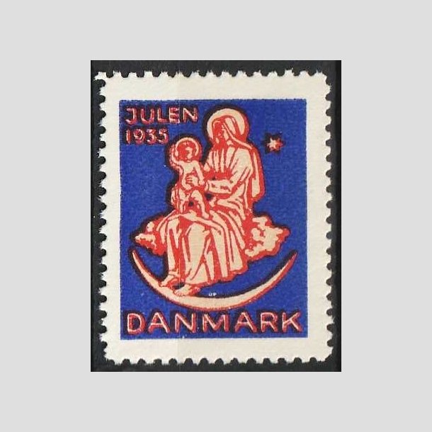JULEMRKER DANMARK | 1935 - Jomfru Maria og Jesusbarnet - Postfrisk