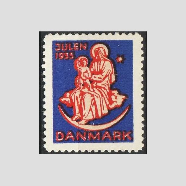 JULEMRKER DANMARK | 1935 - Jomfru Maria og Jesusbarnet - Postfrisk