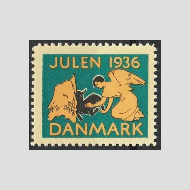 JULEMRKER DANMARK | 1936 - Engel og lam - Postfrisk