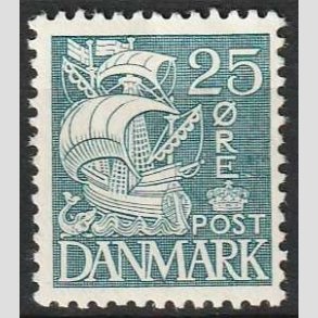 FRIMRKER DANMARK | 1933 - AFA 205 - Karavel 25 re bl Type I - Ubrugt