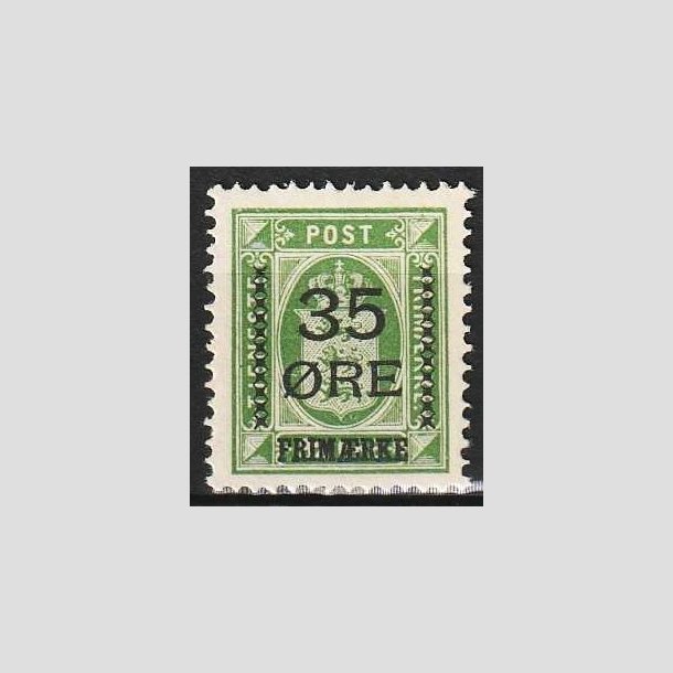 FRIMRKER DANMARK | 1912 - AFA 62 - 35/32 res Provisorium grn - Postfrisk