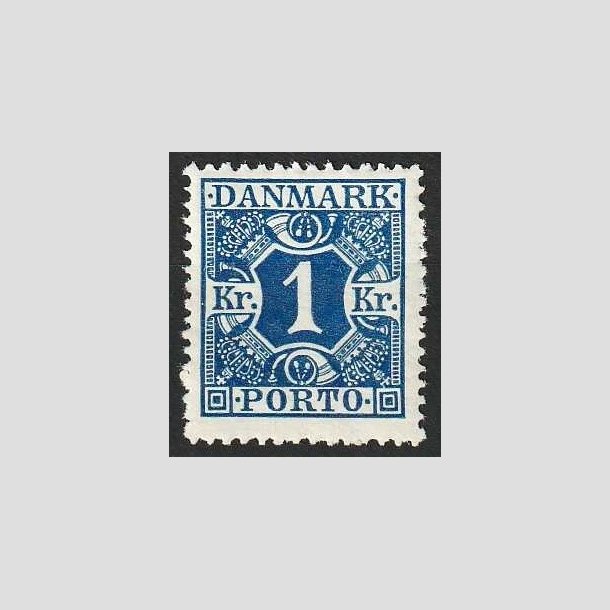 FRIMRKER DANMARK | 1921-25 - AFA 15 - 1 Kr. mrkbl - Postfrisk