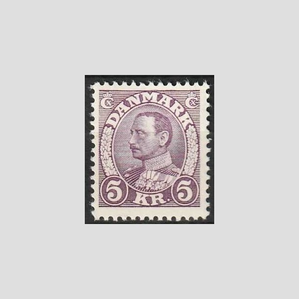 FRIMRKER DANMARK | 1934 - AFA 213 - Chr. X 5 Kr. violet - Postfrisk