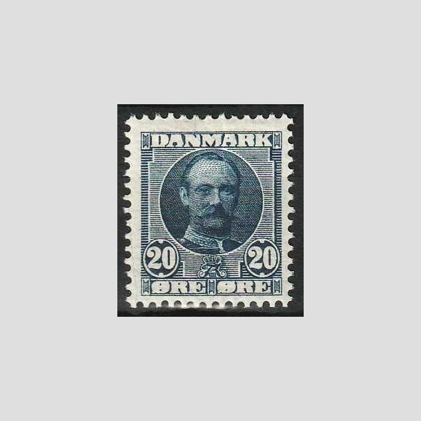 FRIMRKER DANMARK | 1907 - AFA 56 - Frederik VIII 20 re bl - Ubrugt